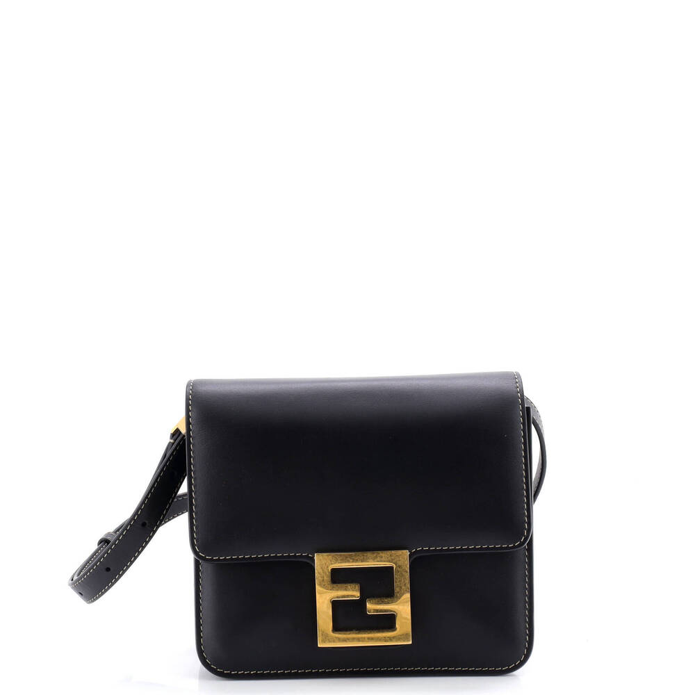 Fendi Fab Shoulder Bag Leather